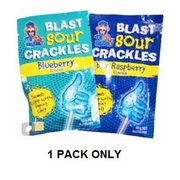 Ka Bluey Blast Sour Crackles with Lollipop 10g (Pk 1)