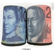 Australia Day Assorted Aussie Money Stubby Holder (Pk 1)