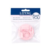 Cookie Embosser Stamp Thank You 60mm Fondant Biscuit Stamp Easy Grip Handle Plant Based Baking Tool LOYAL Bakeware
