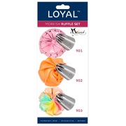 Loyal Moreish Ruffle Icing Piping Tip Set (Pk 3)