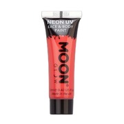 Moon Glow Neon UV Face & Body Paint Intense Red 12ml
