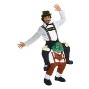Adult Bearded Bavarian Oktoberfest Piggy Back Costume One Size