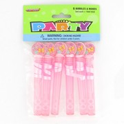 Butterfly Bubbles & Wands Pk 6 