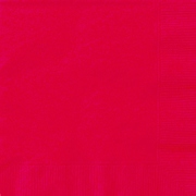 Ruby Red 2 Ply Beverage Cocktail Napkins (Pk 20)