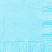 Powder Blue 2 Ply Beverage Cocktail Napkins (Pk 20)