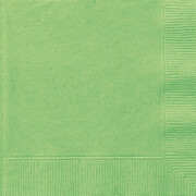 Lime Green 2 Ply Beverage Cocktail Napkins (Pk 20)