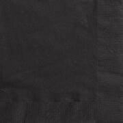 Black Paper Lunch Napkins 2Ply (Pk 20)