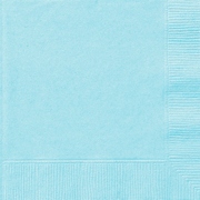 Powder Blue 2 Ply Paper Lunch Napkins (Pk 20)