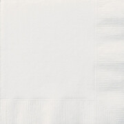 Bright White 2 Ply Paper Lunch Napkins (Pk 20)