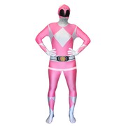 Adult Pink Power Ranger Morphsuit Costume Size 2XL
