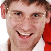 Rose Gold Wire Frame Granny Grandpa Santa Glasses