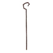 Wood Look Hooked Staff 150cm (3 Piece)