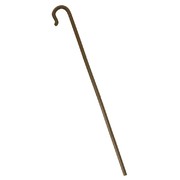 Brown Plastic Shepherd Staff 123cm