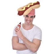 Novelty Hot Dog Hat