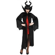 Dark Queen Adult Costume (Black Cape & Headband) Pk 1