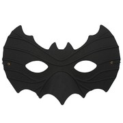 Large Black Bat Eye Mask Pk 1