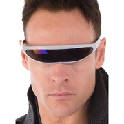 Silver Cyclops Costume Sunglasses