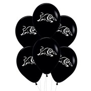 Penrith Panthers NRL Supporter Team Balloons 30cm 6 Pack Licensed Latex