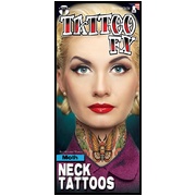 Moth Temporary Neck Tattoo (Pk 1)
