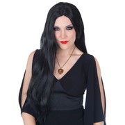 Black Morticia Wig Pk 1