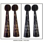 Happy New Year Party Squeaker Horns Assorted Pk 2