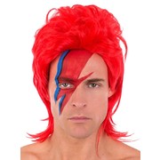 Ziggy Red Mullet Wig Pk 1