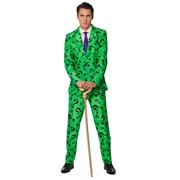Adult The Riddler Villain Suit Costume Mens Large