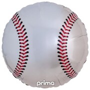 Baseball Round Foil Balloon 45cm 