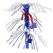 Australia Day Table Centrepiece Spray 30cm Aussie Flags