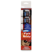 Cowboys & Pirates Face Paint Set Pk 1 