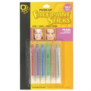 Pearl Face Paint Sticks Pk 6 
