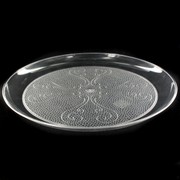 Clear Plastic Party Plates 18cm Pk 10 