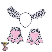 Child Instant Dalmatian Dress Up 3 Piece Kit