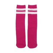 Pink Striped Socks One Size Kids Adult