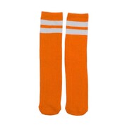 Orange Striped Socks One Size Kids Adult
