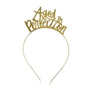 Gold Aged to Perfection Metal Headband