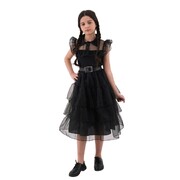 Child Gothic Prom Dress & Belt Costume X Large 9-10 Yrs