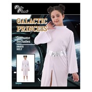Child Galactic Princess Costume Large 7-8 Yrs