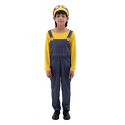 Child Yellow Worker Minion Costume X Large 9-10 Yrs