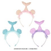 Mermaid Costume Headband Assorted Pk 1