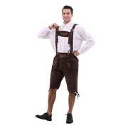 Adult Bavarian Lederhosen Oktoberfest Costume Mens X Large