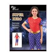 Child Wonder Girl Superhero Jumpsuit Costume XX Large 11-12 Yrs