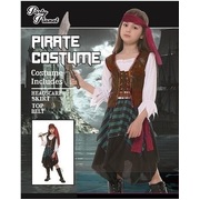 Child Pirate Girl Costume (X Large, 9-10 Yrs)