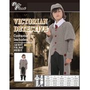 Child Victorian Detective Sherlock Costume (Large, 7-8 Yrs)