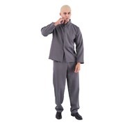 Adult 1960s Evil Doctor Villain Grey Suit Costume X Large