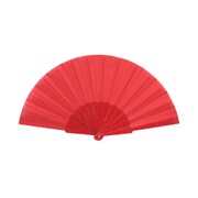 Red Fabric Hand Fan