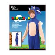 Child Blue Gaming Hedgehog Costume Large 7-8 Yrs