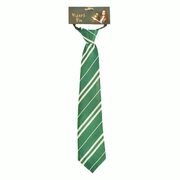 Green & White Stripe Wizarding House Tie