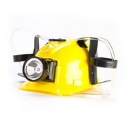 Yellow Miner Drinking Hat With Straw & Light