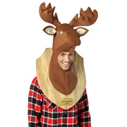 Adult Loose Moose Trophy Headpiece Costume One Size
